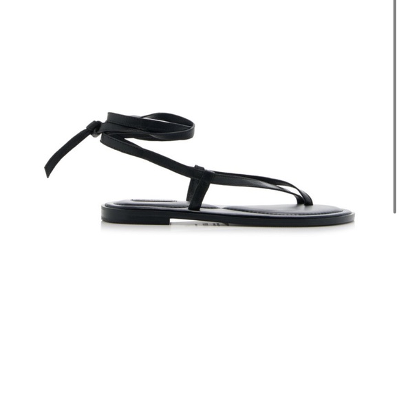 A. Emery Elliot Leather Wrap Sandal - Picture 1 of 8